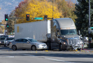Truck and Car Accident