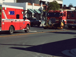 Traffic Blocked Following Car Collision at 5900 S & 900 E